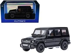 2017 Mercedes-Benz AMG G 63 Black 1/64 Diecast Model Car by Autoart