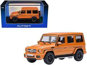 2017 Mercedes-Benz AMG G 63 Sunset Beam Orange 1/64 Diecast Model Car by Autoart