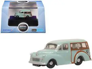 Morris Minor Traveller Smoke Gray 1/148 (N) Scale Diecast Model Car by Oxford Diecast