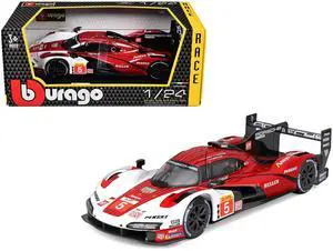 Porsche 963 #5 "FIA World Endurance Championship" (2023) "Race" Series 1/24 Diecast Model Car by Bburago
