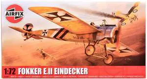 Level 2 Model Kit Fokker E.II Eindecker Fighter Aircraft 1/72 Plastic Model Kit by Airfix