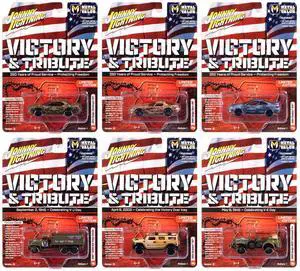 "Military" Set A of 6 pieces 2025 Release 1 Limited Edition 1/64 Diecast Models by Johnny Lightning