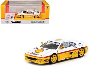 Ferrari F355 Challenge #82 "Team Kroymans - Shell Oil" "Ferrari F355 Challenge" (1999) 1/64 Diecast Model Car by Tarmac Works