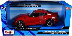 Toyota GR Supra Red "Special Edition" Series 1/24 Diecast Model Car by Maisto