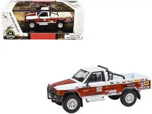 Toyota Hilux Pickup Truck #748 Malcolm Vinje - Mark Hansen "Mojave 250" (1987) 1/64 Diecast Model Car by Paragon