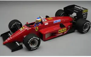 Ferrari 156-85 "Press Version" (1985) with Driver "Mythos Series" Limited Edition to 30 pieces 1/18 Model Car by Tecnomodel