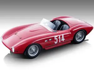 Ferrari 735S-166MM Spyder #514 Alberico Cacciari - Bill Mason Mille Miglia (1953) Ltd Ed to 70 pcs 1/18 Model Car by Tecnomodel