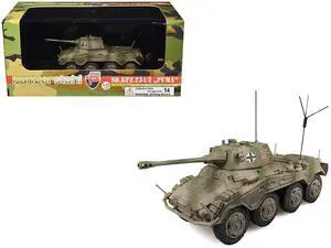 Sd.Kfz. 234/2 "Puma" Armored Vehicle "#415, Unidentified Unit, France" (1944) German Army 1/72 Die Cast Model by Panzerstahl