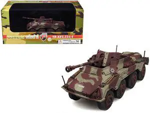 Sd.Kfz. 234/4 Armored Vehicle "Unidentified Unit, Western Front" (1945) German Army 1/72 Die Cast Model by Panzerstahl
