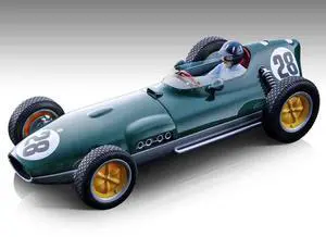 Lotus 16 #28 Graham Hill "F1 British GP" (1959) with Driver Figure "Mythos Series" Ltd Ed to 70 pcs 1/18 Model Car by Tecnomodel