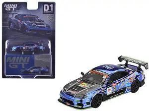 Nissan Silvia (S15) D-MAX RHD #46 "D-MAX Racing" "D1 Grand Prix" (2023) Limited Edition 1/64 Diecast Model Car by Mini GT