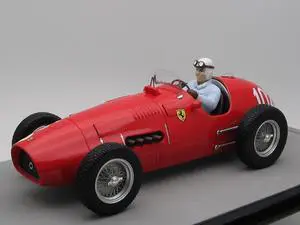 Ferrari 500 #102 Nino Farina 2nd Place "F2 Nurburgring GP" (1952) w/Driver Figure Ltd Ed to 55 pcs 1/18 Model Car by Tecnomodel