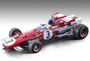 Ferrari 312B #3 Jacky Ickx Winner "F1 Mexican GP" (1970) with Driver Figure Ltd Ed to 90 pcs 1/18 Model Car by Tecnomodel