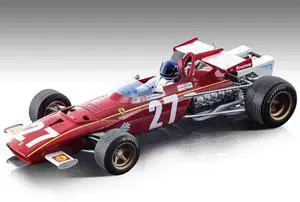 Ferrari 312B #27 Jacky Ickx "F1 Belgian GP" (1970) with Driver Figure Ltd Ed to 75 pieces 1/18 Model Car by Tecnomodel