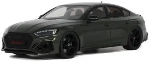 2023 Audi RS 5 Competition Dark Green Metallic 1/18 Model Car by GT Spirit