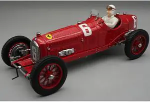 Alfa Romeo P3 Tipo B #6 Winner "Monza Grand Prix" 1932 "Mythos Series" with Figure Limited Ed 1/18 Model Car by Tecnomodel