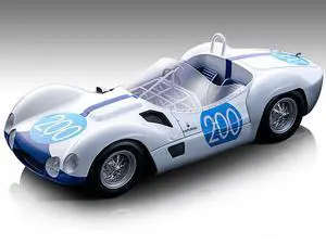 Maserati Birdcage Tipo 61 #200 Maglioli - Vaccarella Targa Florio (1960) Ltd Ed to 80 pcs 1/18 Model Car by Tecnomodel