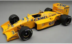 Lotus 100T #1 Nelson Piquet 3rd Place F1 "Brazilian GP" 1988 "Mythos Series" Limited Edition 1/18 Model Car by Tecnomodel