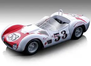 Maserati Birdcage Tipo 61 #53 Bill Krause Winner GP Riverside 200 Miles (1960) Limited Ed to 75 pcs 1/18 Model Car by Tecnomodel
