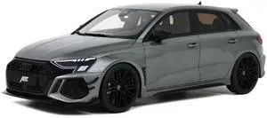 Audi ABT RS3-R Daytona Gray Metallic 1/18 Model Car by GT Spirit