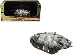 HHetzer Tank Destroyer "17th SS Panzergrenadier Division, Operation Nordwind" German Army 1/72 Die Cast Model by Panzerstahl