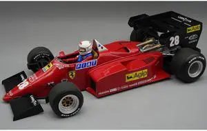 Ferrari 126 C4-M2 #28 F1 "European GP" (1984) with Driver "Mythos Series" Limited Edition to 80 pcs 1/18 Model Car by Tecnomodel