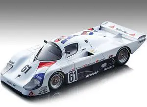 Sauber C8 #61 Quester - Nielsen - Welti Sauber Racing 24H Le Mans 1985 Ltd Ed 130 pcs "Mythos Series" 1/18 Model Car Tecnomodel