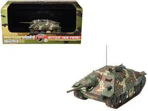 Hetzer (Mid Prod) Tank Destroyer "#223, H.Pz.Jg.Abt 741, Western Front" (1944) German Army 1/72 Die Cast Model by Panzerstahl