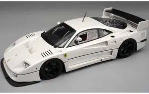 Ferrari F40 LM Pearl White Metallic w/Black 5 Spoke Rims "Press Version" (1996) Ltd Ed to 60 pieces 1/18 Model Car by Tecnomodel