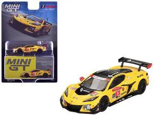 Chevrolet Corvette Z06 GT3.R #3 "Corvette Racing by Pratt Miller Motorsports" IMSA 1/64 Diecast Model Car by Mini GT