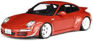 2021 Porsche 911 RWB "AKA Phila" Red 1/18 Model Car by GT Spirit