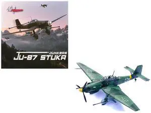 Junkers Ju 87G1 Stuka Bomber Aircraft "Ukraine" (1944) German Luftwaffe "Wing" Series 1/72 Diecast Model by Panzerkampf