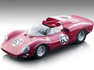 Ferrari 275 P2 #63 Mike Parkes - Jean Guichet Winner "Monza 1000 km" (1965) "Mythos Series" Ltd Ed 1/18 Model Car by Tecnomodel