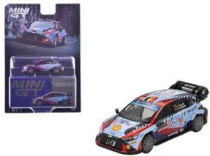 Hyundai i20 N Rally1 Hybrid #11 Winner "Rallye Monte-Carlo" (2024) 1/64 Diecast Model Car by Mini GT
