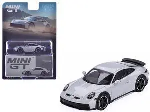 Porsche 911 Dakar Ice Gray Metallic Limited Edition 1/64 Diecast Model Car by Mini GT