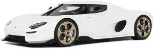 2024 Koenigsegg CC850 Crystal White 1/18 Model Car by GT Spirit