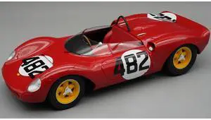 Ferrari 206 Dino SP #482 "Scuderia SEFAC" Winner "Hill Climb Cesana-Sestrieres" (1965) 1/18 Model Car by Tecnomodel