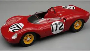 Ferrari 206 Dino SP #172 "Scuderia SEFAC" Winner "Course de Cote Ollon - Villars" (1965) 1/18 Model Car by Tecnomodel