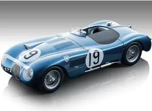 Jaguar C-Type #19 "Ecurie Ecosse" Winner "BARC Goodwood" (1954) "Mythos Series" 1/18 Model Car by Tecnomodel