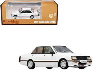 Mitsubishi Lancer EX2000 Turbo RHD (Right Hand Drive) White w/Stripes with Extra Wheels 1/64 Diecast Model Car by BM Creations