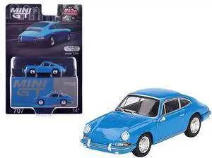 1963 Porsche 901 Blue "Quickblau" Limited Edition to 3600 pieces Worldwide 1/64 Diecast Model Car by Mini GT