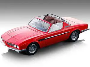 1967 Ferrari 330 GTC Michelotti Convertible Rosso Corsa Red "Mythos Series" Ltd Ed to 180 pcs 1/18 Model Car by Tecnomodel