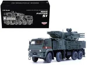 Pantsir S1 96K6 Self-Propelled Air Defense Weapon System Russian Army "Armor Premium" Series 1/72 Diecast Model by Panzerkampf