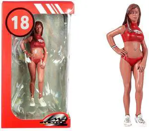 2000's Julia "Miss Hawaiian Tropic" Figurine for 1/18 Scale Models by Le Mans Miniatures