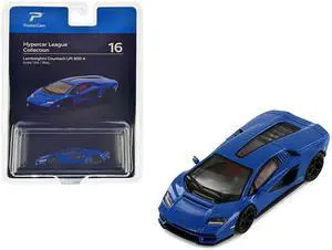 Lamborghini Countach LPI 800-4 Blue "Hypercar League Collection" 1/64 Diecast Model Car by PosterCars