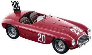 Ferrari 166MM #20 L. Chinetti, J. Lucas Winners Spa 24H 1949 Ltd Ed 90 pcs "Mythos Series" 1/18 Model by Tecnomodel