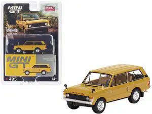 1971 Range Rover Bahama Gold Limited Edition 1/64 Diecast Model Car by Mini GT