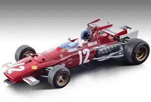 Ferrari 312B #12 Jacky Ickx Winner "F1 Austrian GP" (1970) with Driver Figure Ltd Ed to 85 pcs 1/18 Model Car by Tecnomodel
