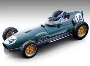 Lotus 16 #14 Graham Hill "F1 Dutch GP" (1959) with Driver Figure "Mythos Series" Ltd Ed to 70 pcs 1/18 Model Car by Tecnomodel