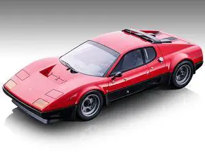 Ferrari 512 BB Rosso Corsa Red and Black "Corsa Clienti" (1978) "Mythos Series" Ltd Ed to 115 pcs 1/18 Model Car by Tecnomodel